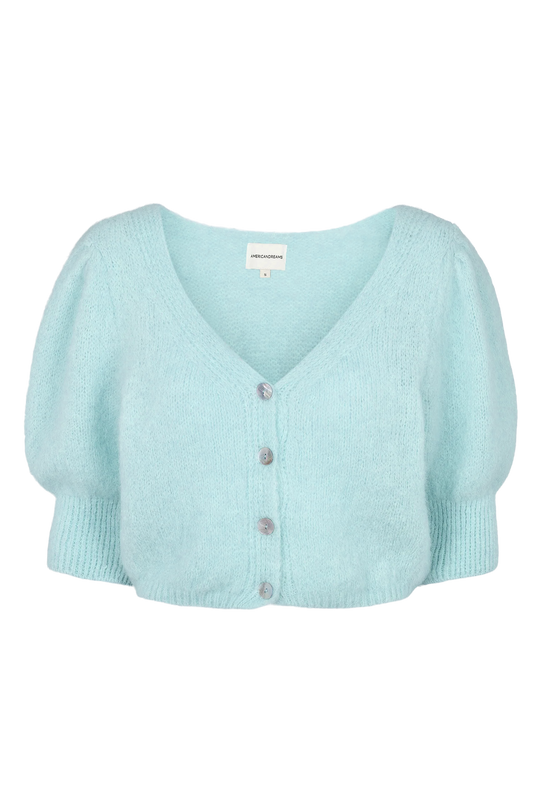 Manda Alpaca Cardigan Seafoam Green
