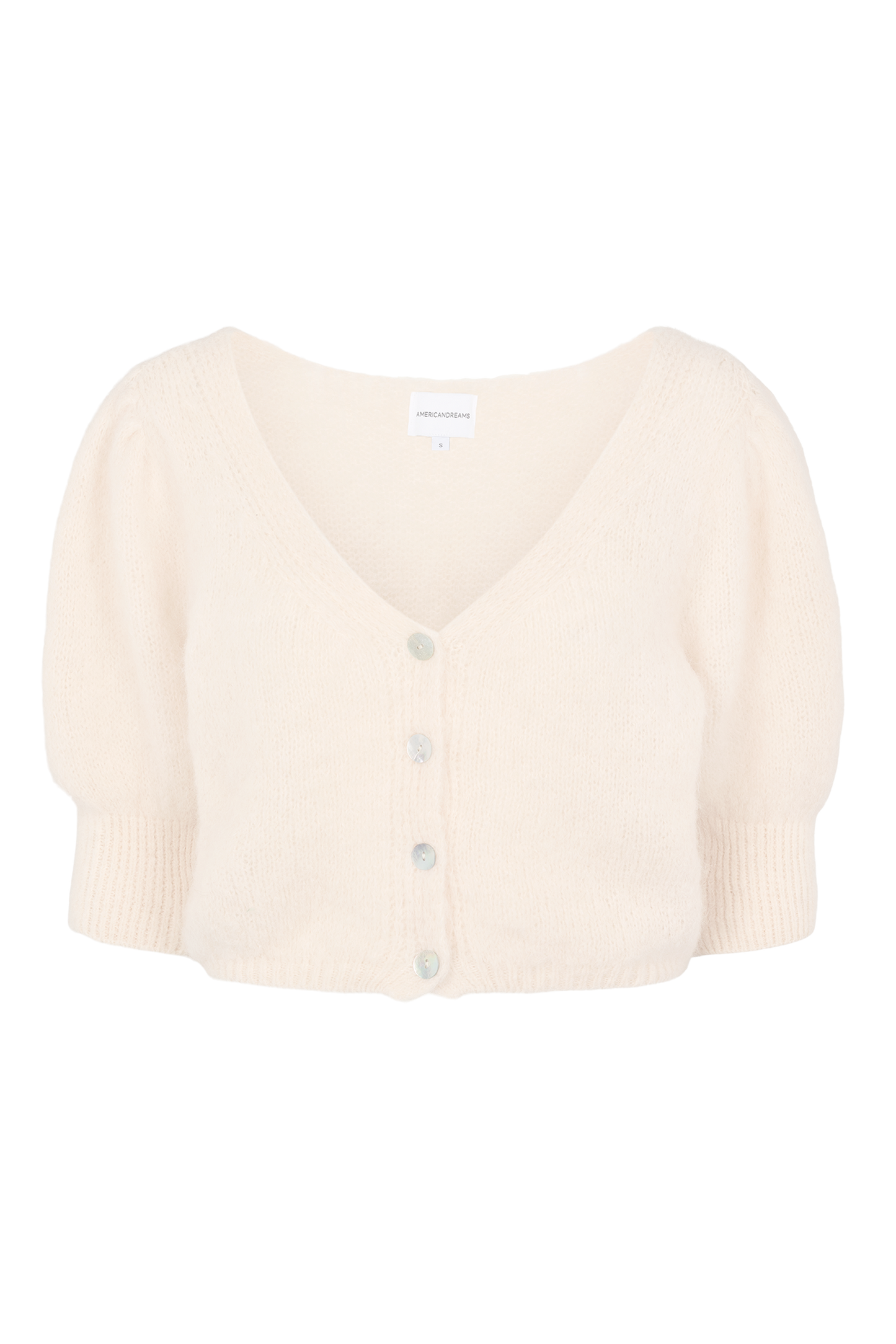 Manda Alpaca Cardigan White