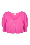 Manda Alpaca Cardigan Neon Pink