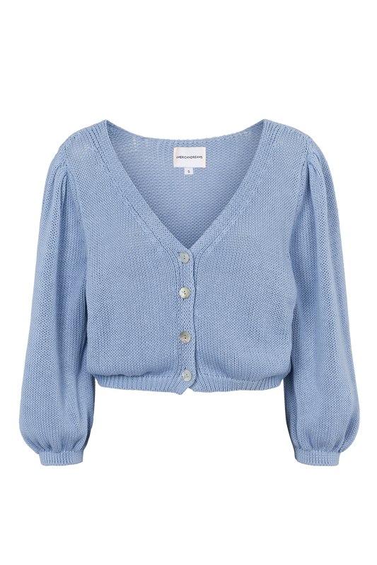 Manda Cotton Cardigan Light Blue