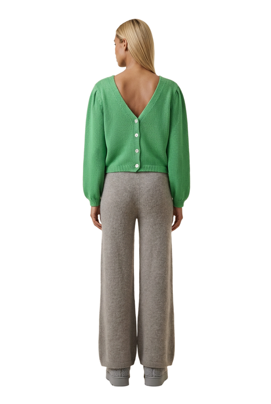 Manda Cotton Cardigan Bright Green