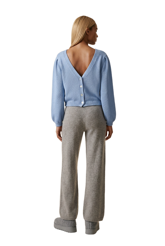 Manda Cotton Cardigan Light Blue