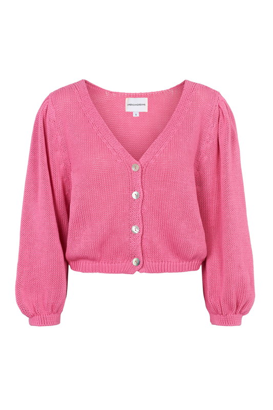 Manda Cotton Cardigan Pink