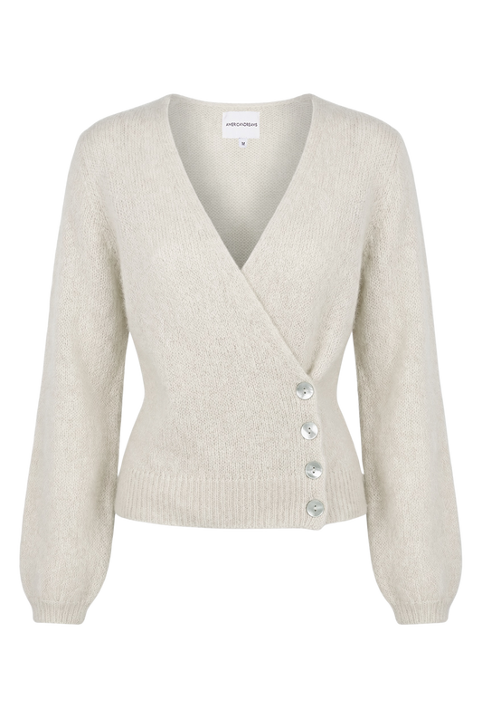 Mariya Wrap Cardigan Beige