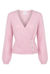 Mariya Wrap Cardigan Soft Berry