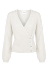 Mariya Wrap Cardigan White