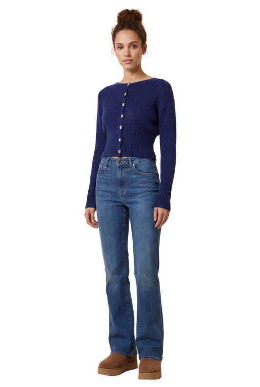 Matilda Cardigan Dark Blue