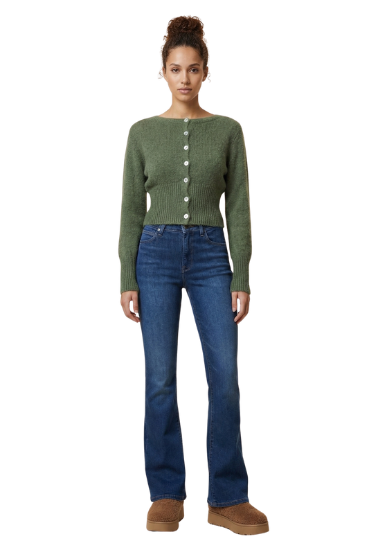 Matilda Cardigan Seaweed Green