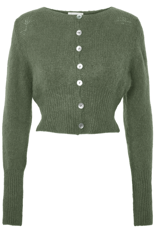 Matilda Cardigan Seaweed Green