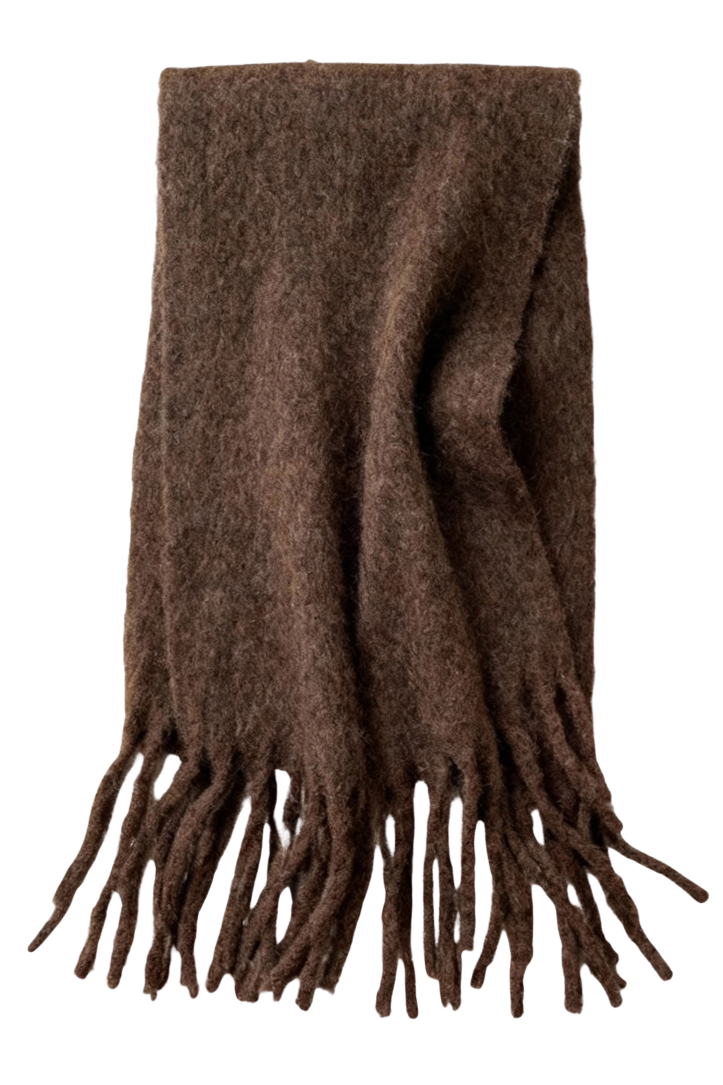 Maui Oversized Fringe Scarf Cocoa