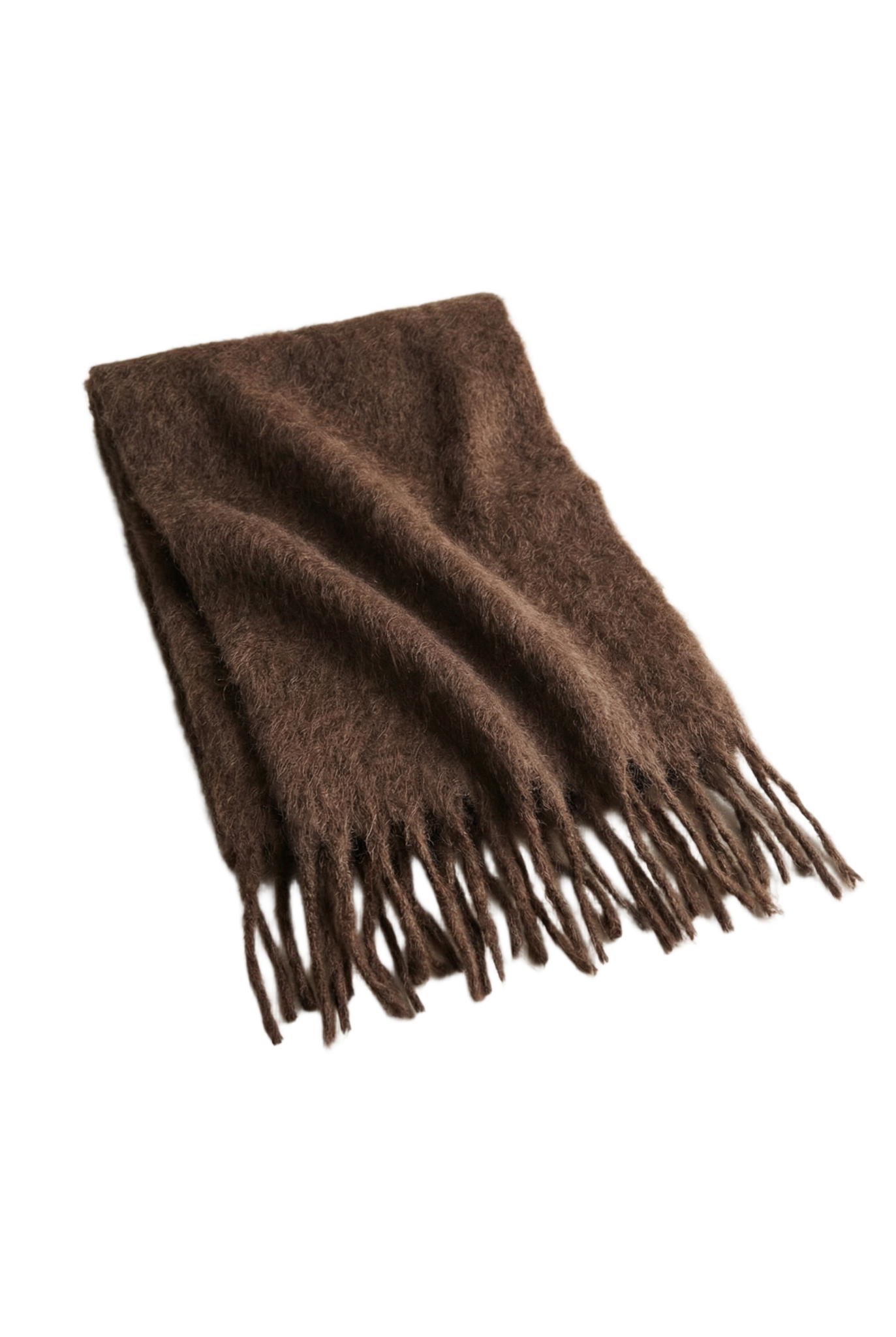 Maui Oversized Fringe Scarf Cocoa