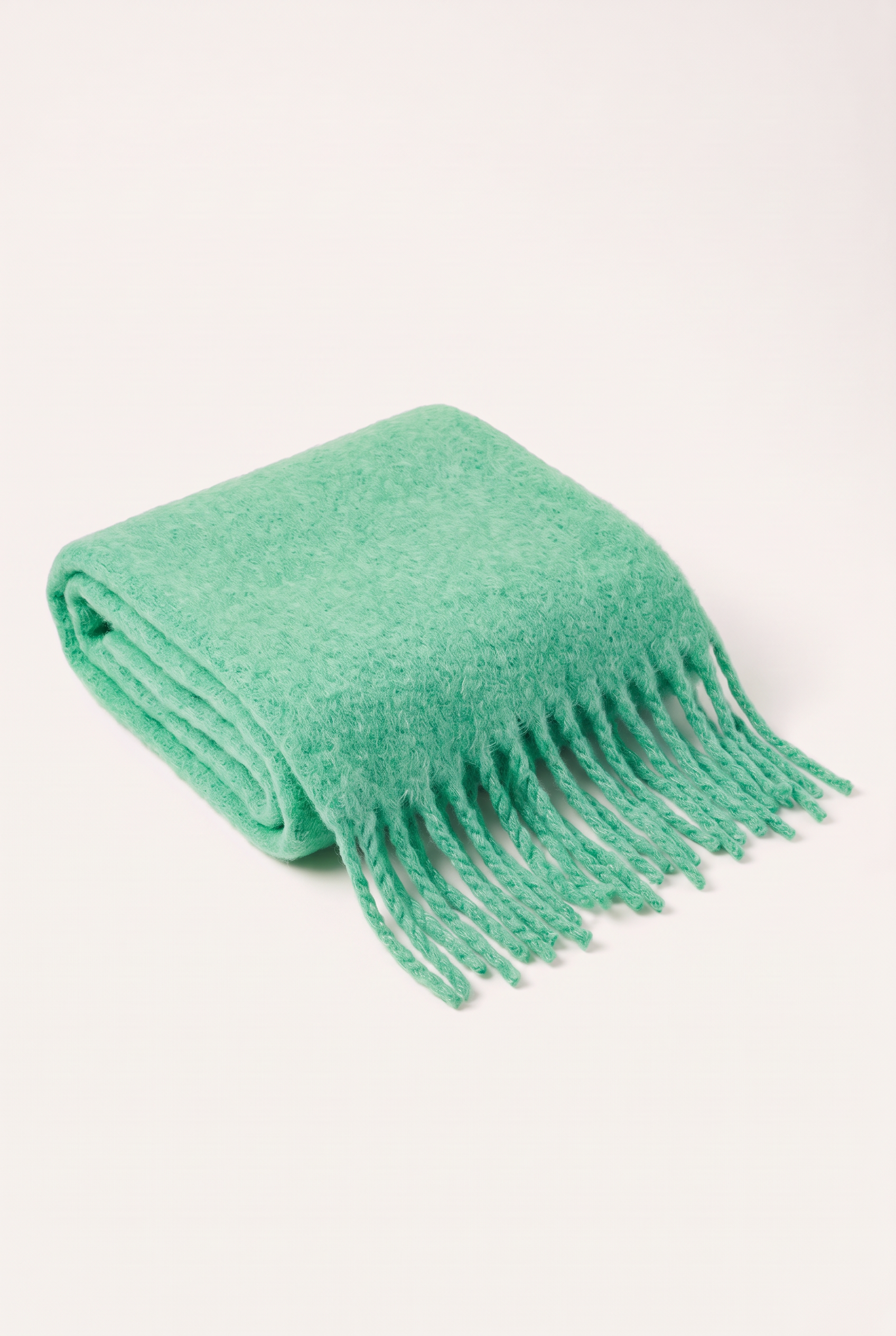 Maui Oversized Fringe Scarf Green