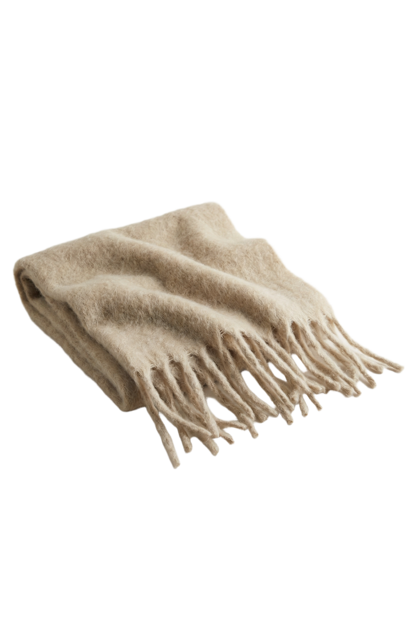 Maui Oversized Fringe Scarf Medium Brown