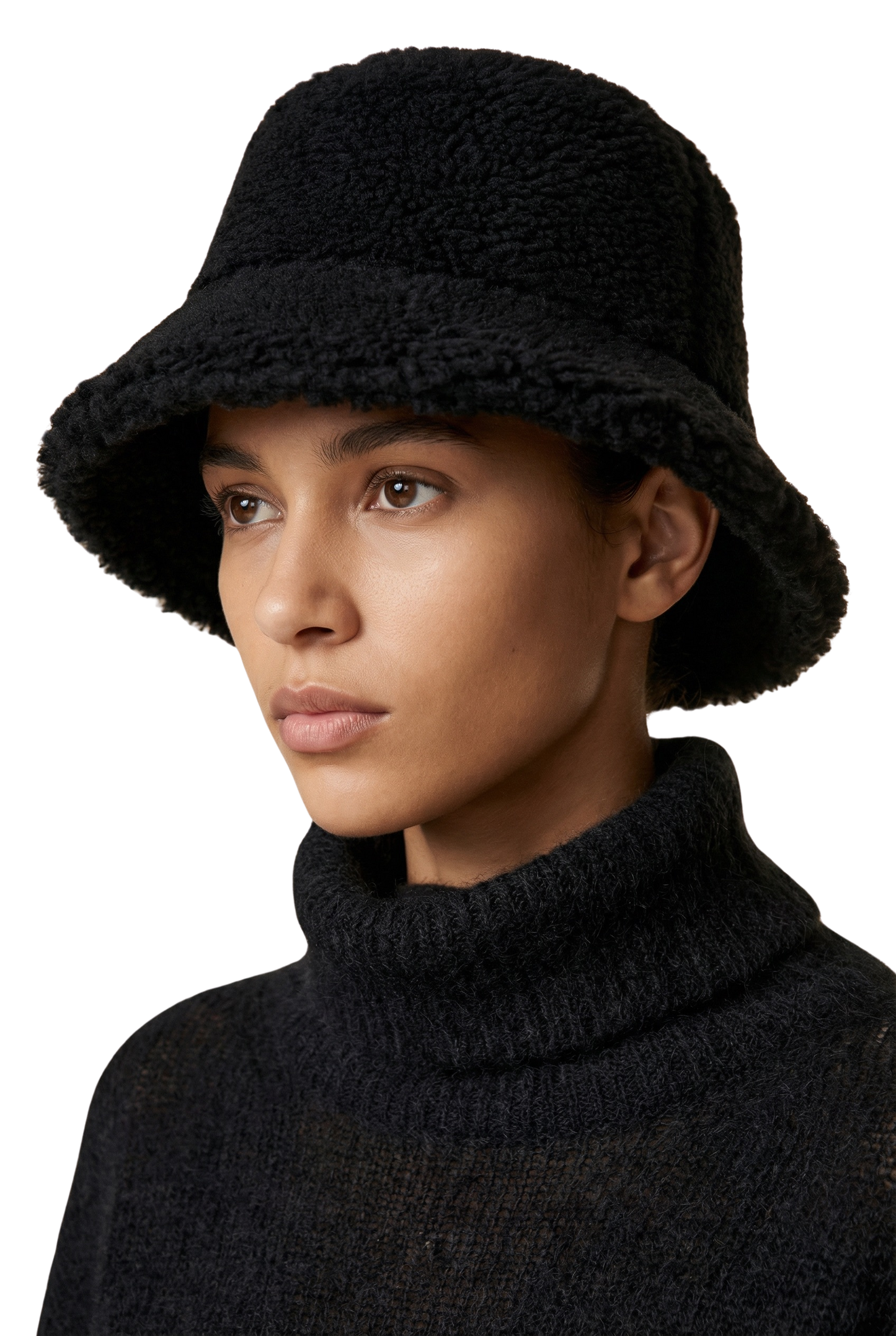 Maya Wool Bucket Hat Black