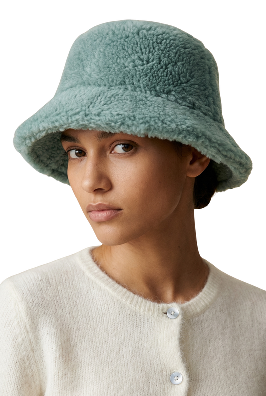 Maya Wool Bucket Hat Turquoise