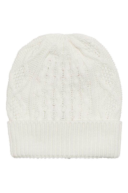 Billy Cotton Beanie White