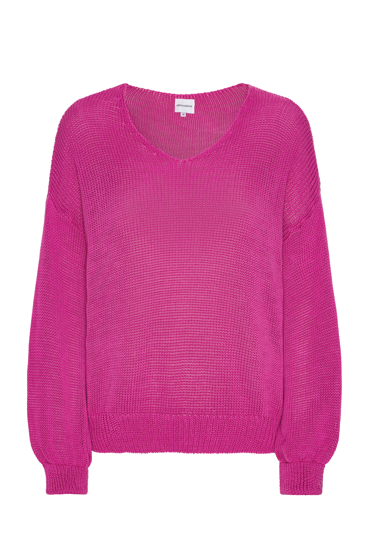 Milana LS Light Cotton Knit Neo Pink