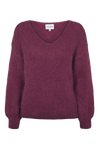 Milana LS Alpaca Pullover Bordeaux