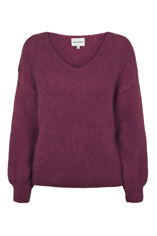 Milana LS Alpaca Pullover Bordeaux