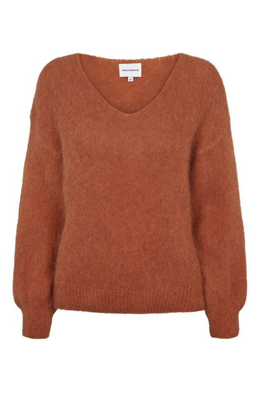 Milana LS Alpaca Pullover Chestnut