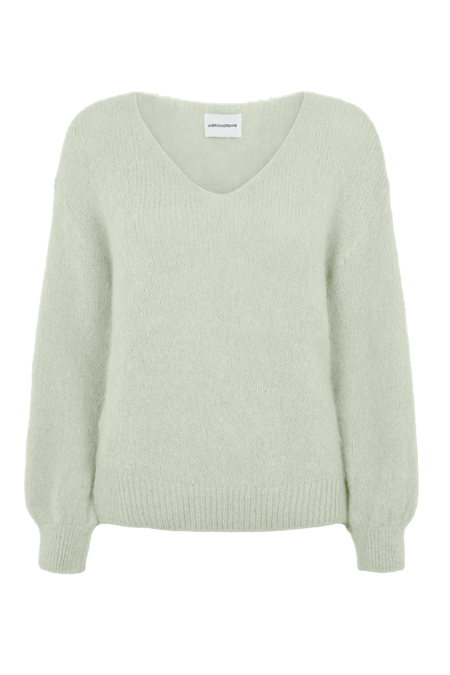 Milana LS Alpaca Pullover Frosted Green