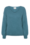 Milana LS Alpaca Pullover Teal Blue