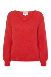 Milana LS Alpaca Pullover Lipstick Red