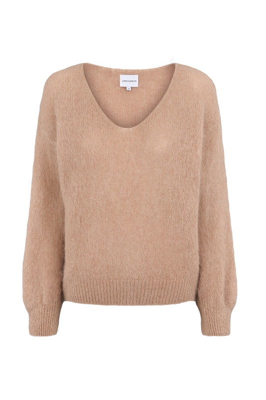 Milana LS Alpaca Pullover Medium Brown