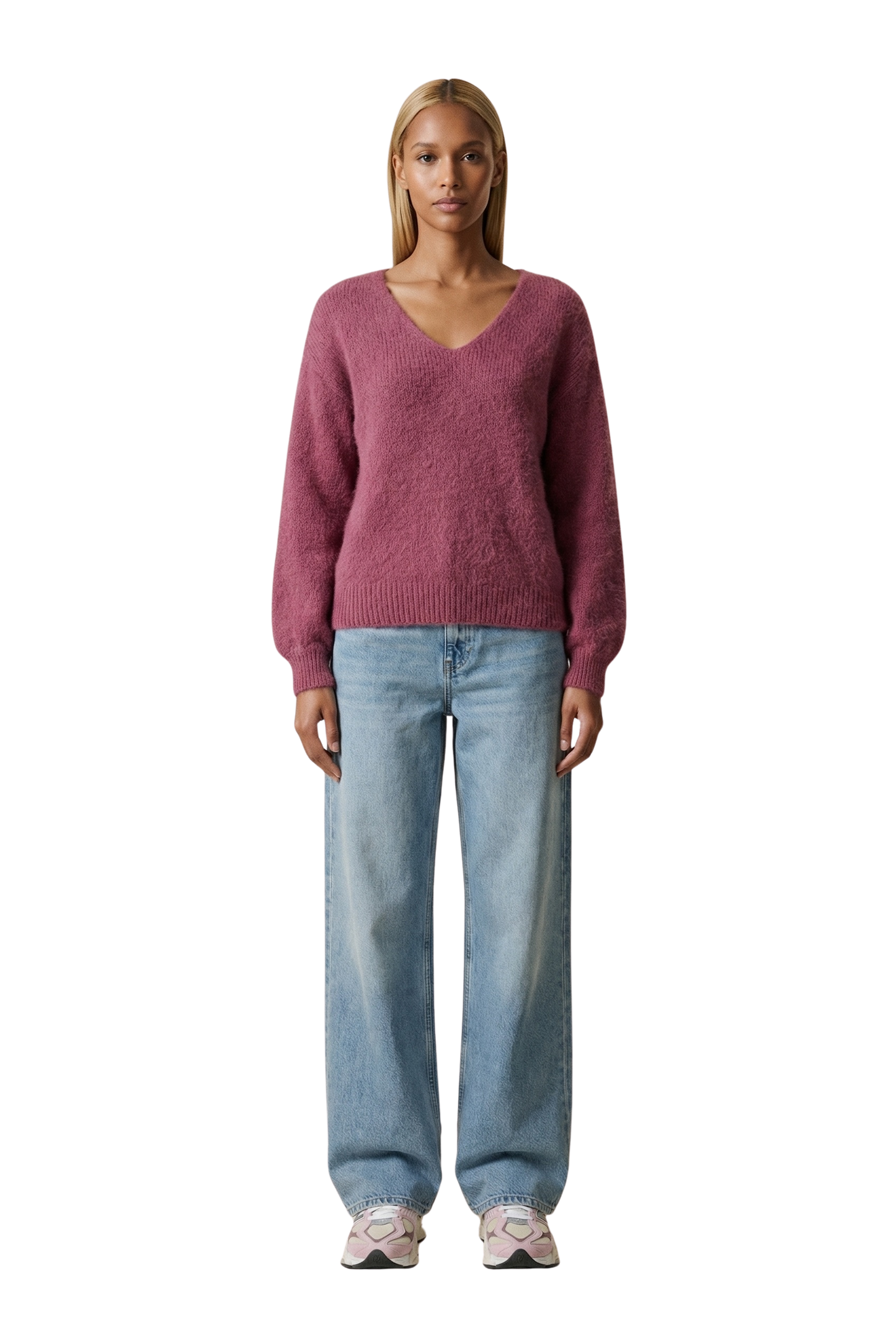 Milana LS Alpaca Pullover Bordeaux
