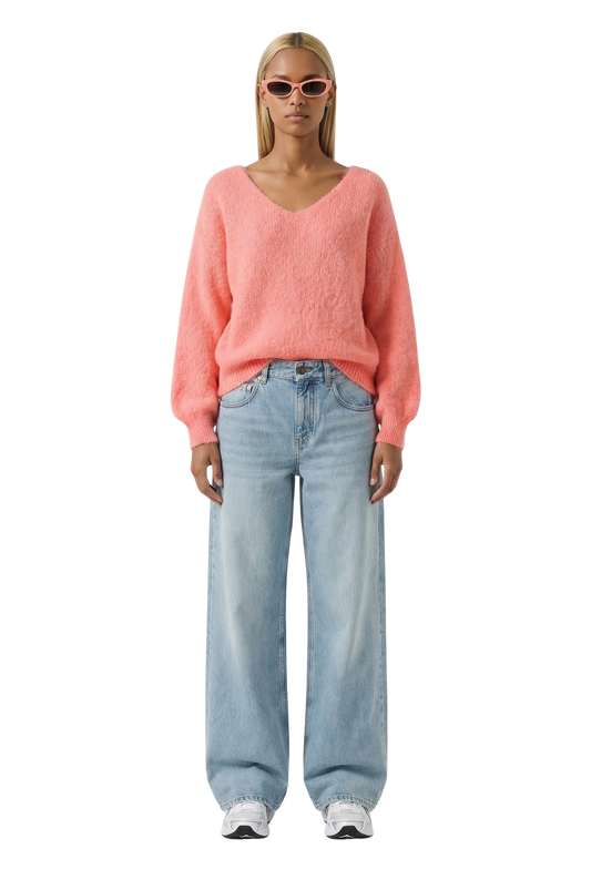 Milana LS Alpaca Pullover Salmon