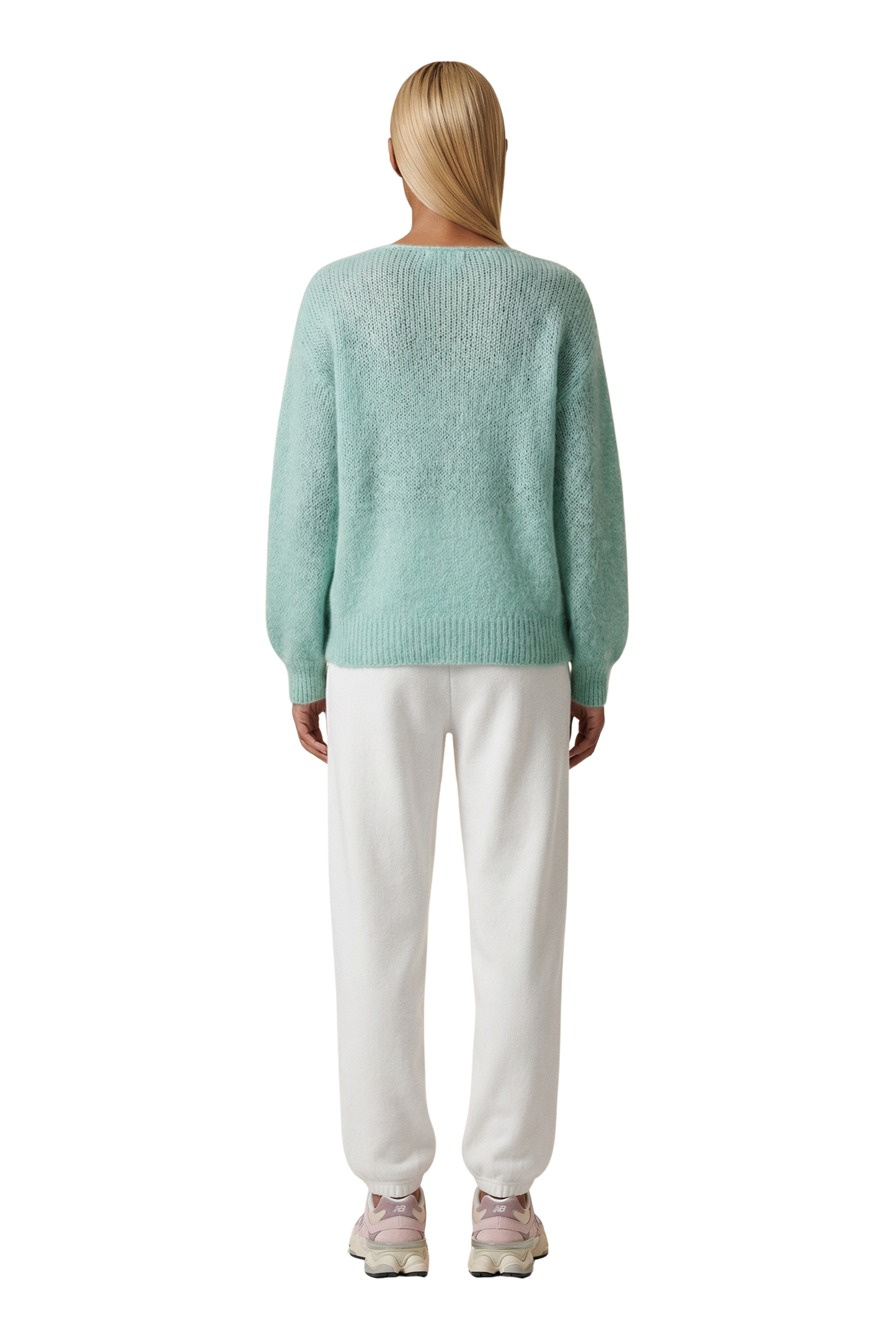 Milana LS Alpaca Pullover Seafoam Green