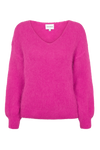 Milana LS Alpaca Pullover Neon Pink