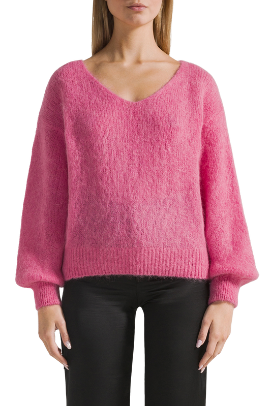 Milana LS Alpaca Pullover Pink