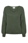 Milana LS Alpaca Pullover Seaweed Green