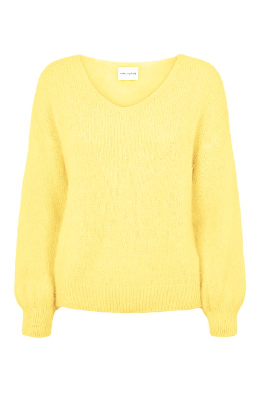 Milana LS Alpaca Pullover Light Yellow