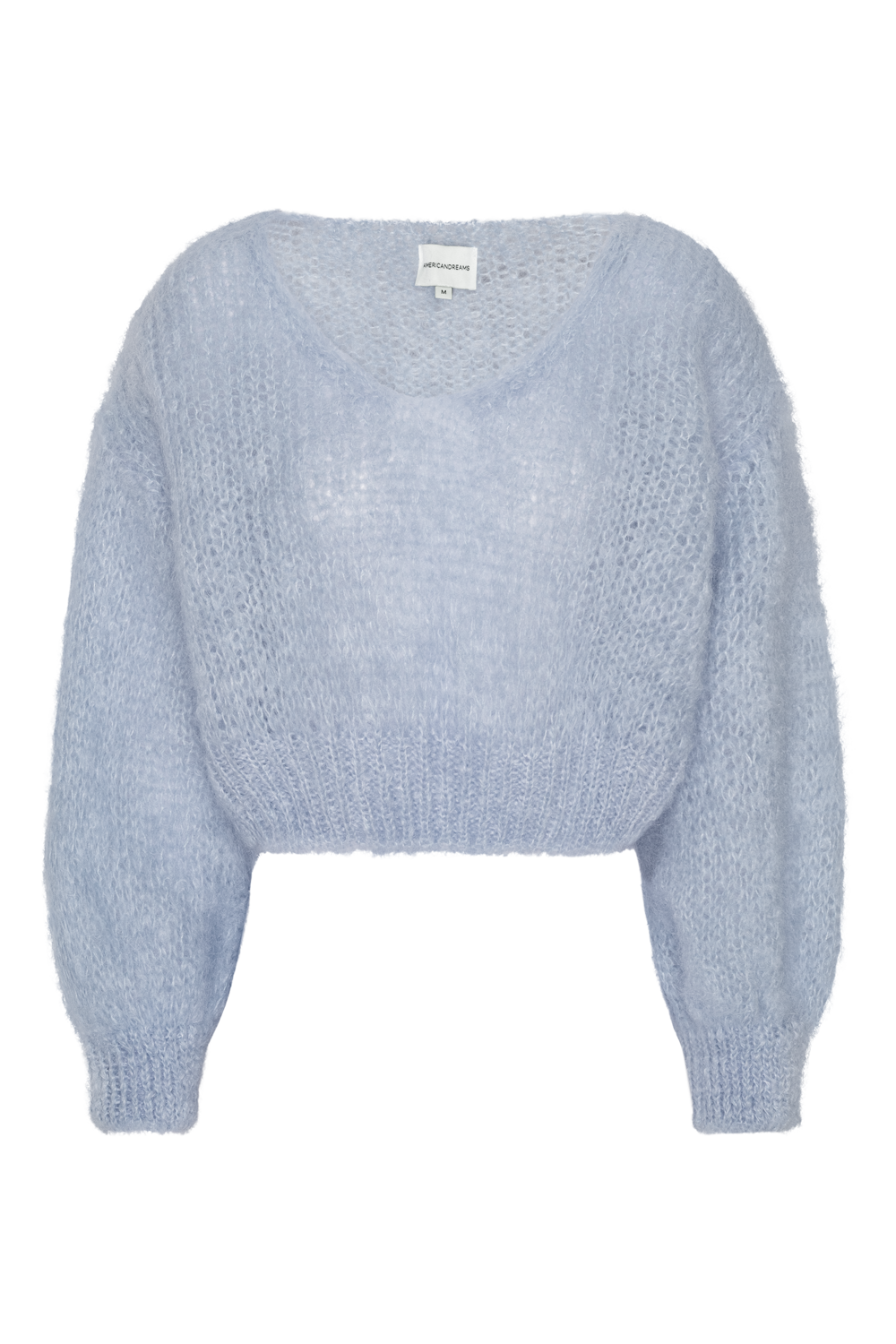 Milana Cropped Pullover Light Blue