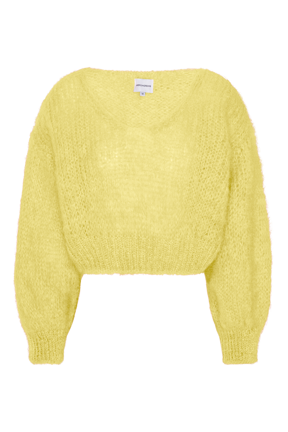 Milana Cropped Pullover Light Yellow