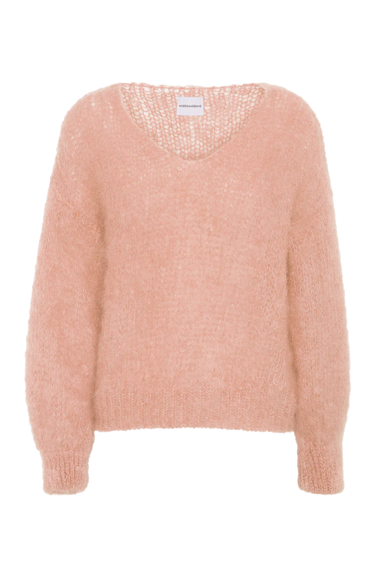 Milana LS Mohair Knit Peach