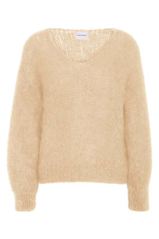 Milana LS Mohair Knit Almond