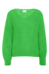 Milana LS Mohair Knit Bright Green