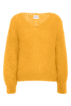 Milana LS Mohair Knit Burnt Yellow