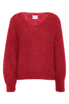 Milana LS Mohair Knit Cerise