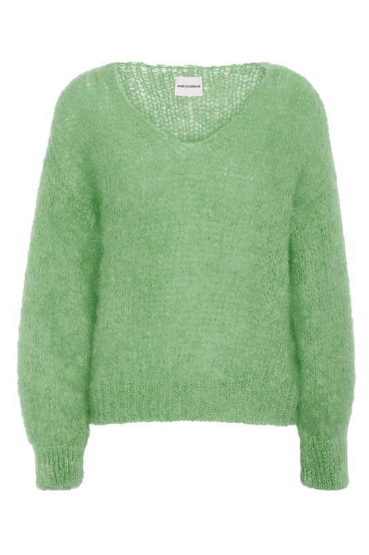 Milana LS Mohair Knit Green Tea