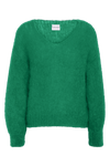 Milana LS Mohair Knit Jade Green