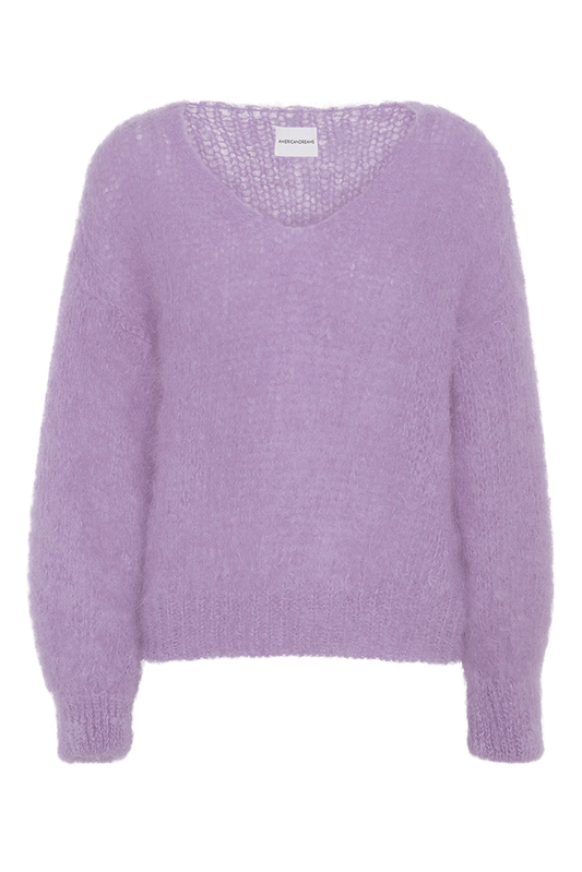 Milana LS Mohair Knit Lilac