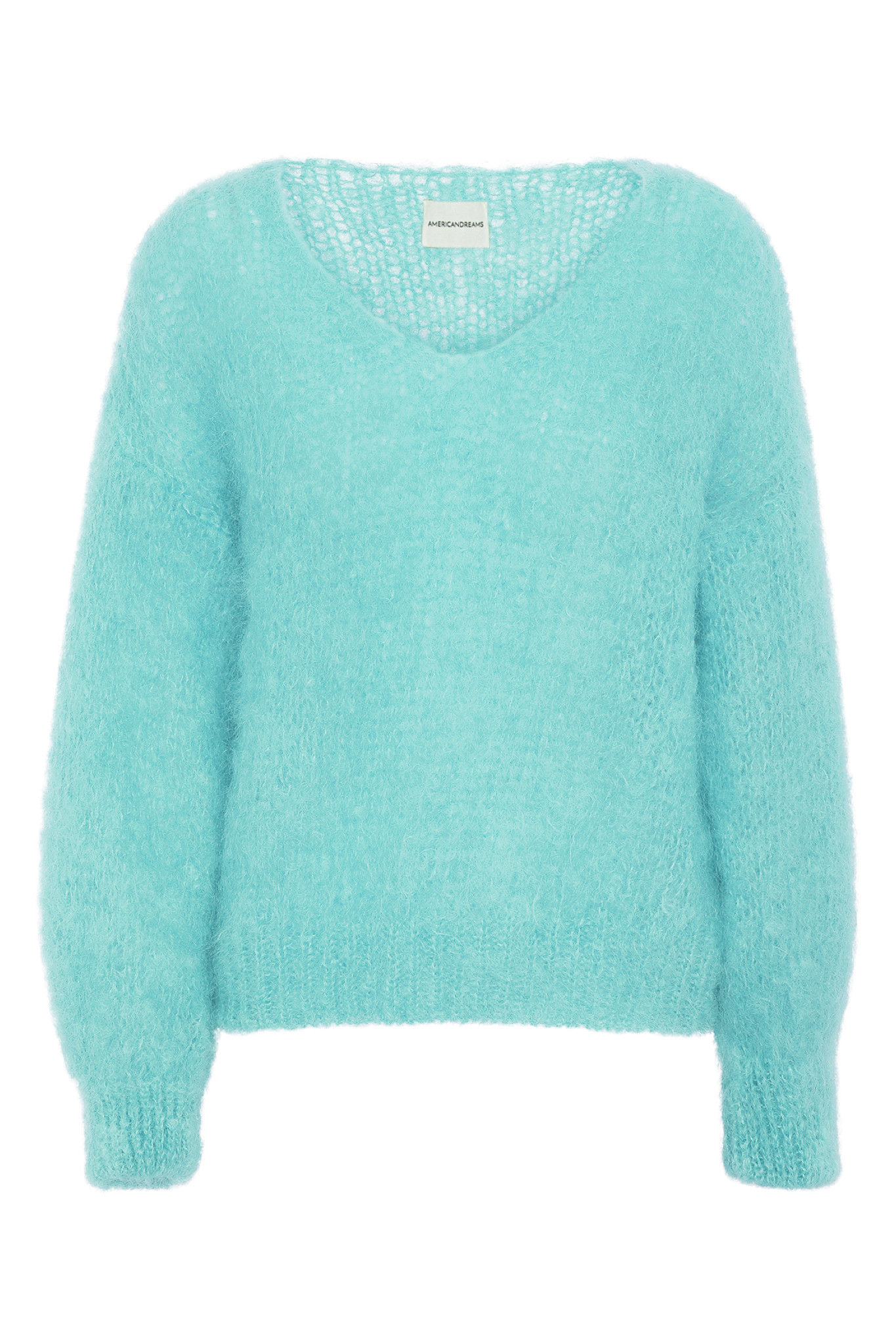 Milana LS Mohair Knit Seafoam Green
