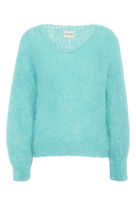 Milana LS Mohair Knit Seafoam Green