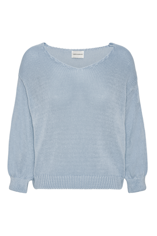 Milana LS Light Cotton Knit Light Blue