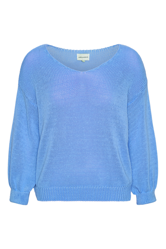 Milana LS Light Cotton Knit Sky Blue