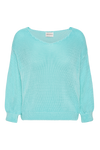 Milana LS Light Cotton Knit Turquoise